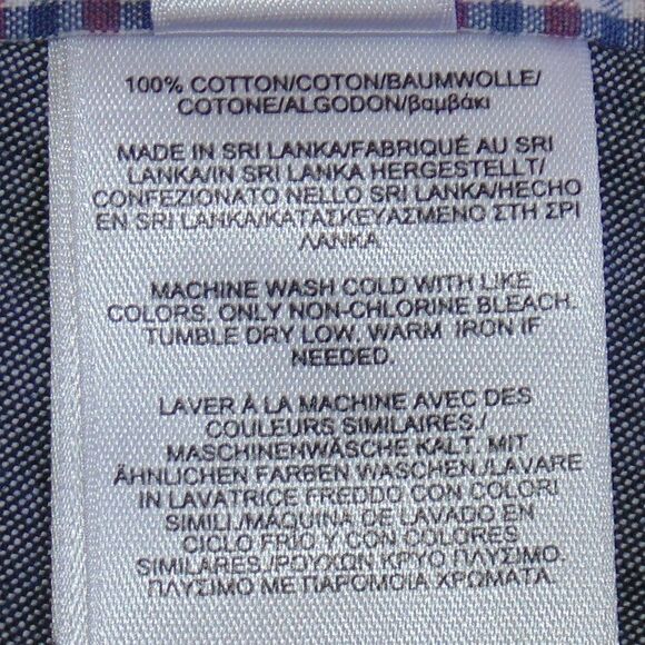 BROOKS BROS Shorts, 38, Blue/red micro plaid, Bermuda/Walking, Zipper, Pockets - Picture 11 of 12